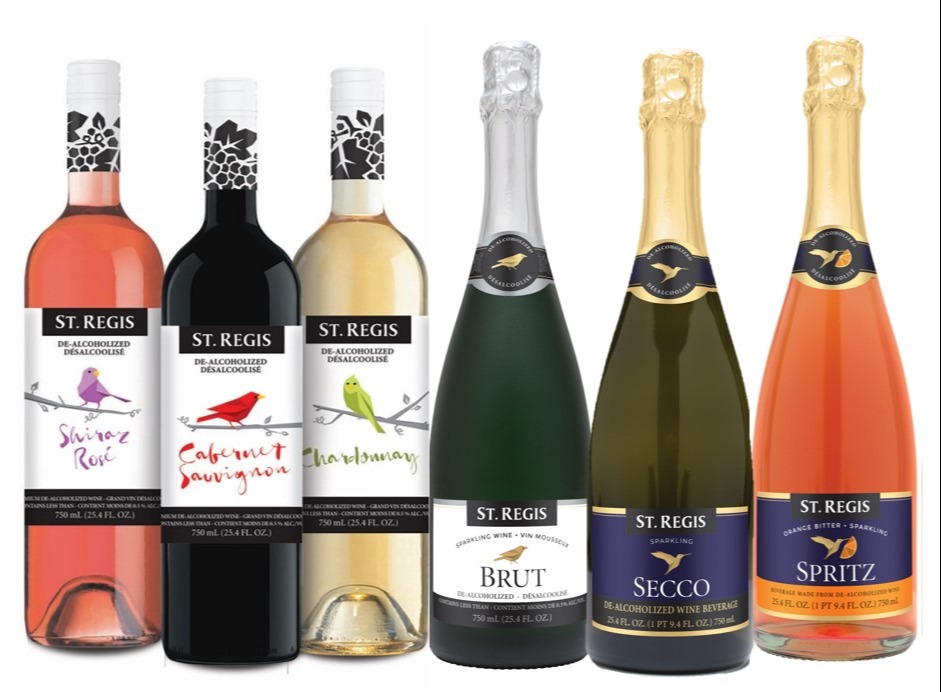 St. Regis premium quality alcohol removed wines 34